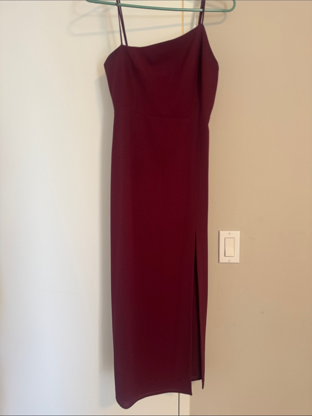 Park & Fifth Slip Midi Lincoln Dress with Side Slit